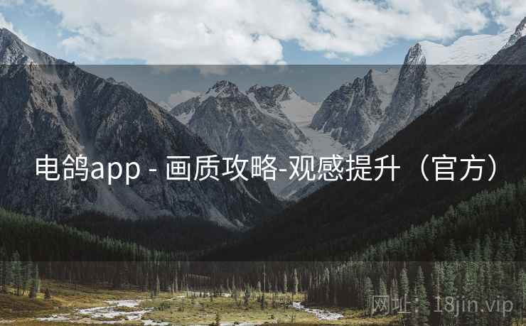 电鸽app - 画质攻略-观感提升（官方）